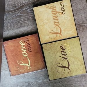 Love Live & Laugh Wall Decor